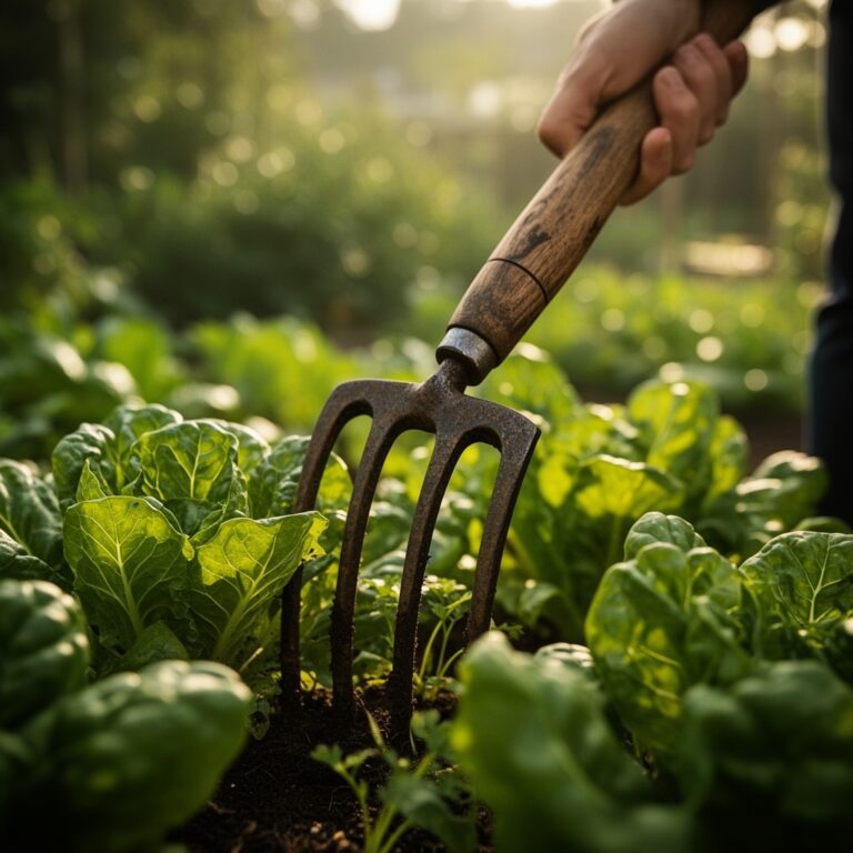 6 Mixing Steps to Use a Garden Fork for Soil Aeration
